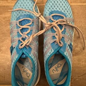 Ryka Women's Teal and Beige Athletic Shoes